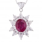 Ruby Necklace Pendant
